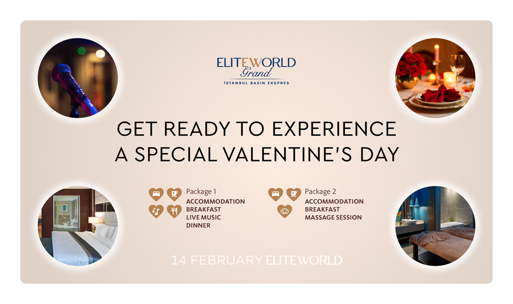 A Special Valentine's Day event at Elite World Grand İstanbul Basın Ekspres